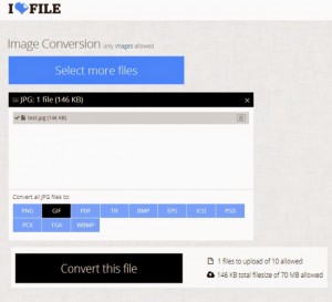Convertire file online