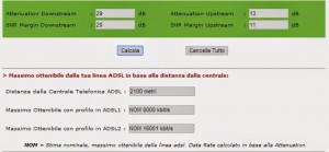 Calcolo distanza centrale ADSL